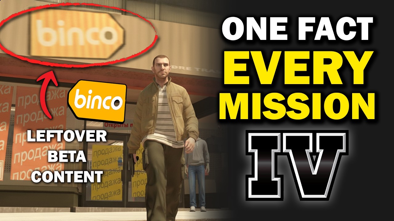 One Fact About Every Mission in GTA 4 - Useless Information 