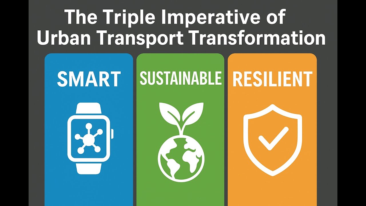 U!SMF - Smart, Sustainable, and Resilient: The Triple Imperative of Urban Transport Transformation