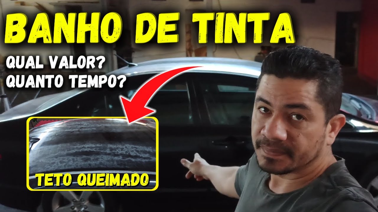 QUANTO CUSTA dar um BANHO de TINTA pintando carro todo e será se vale a pena? QUANTO TEMPO DEMORA?