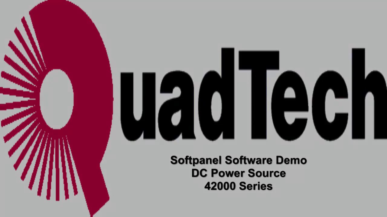 QuadTech 42000 DC Power Source Series - Softpanel Software