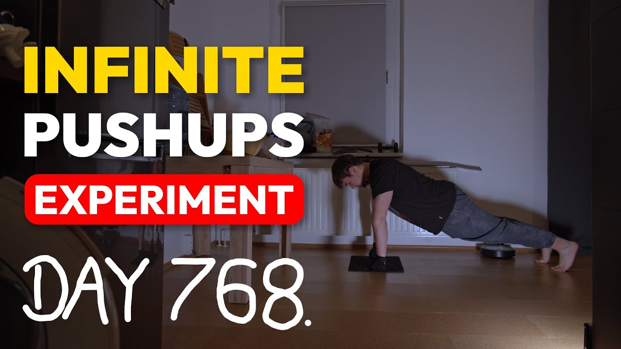 Infinite Pushups Experiment - Day 768 (23.01.2026)