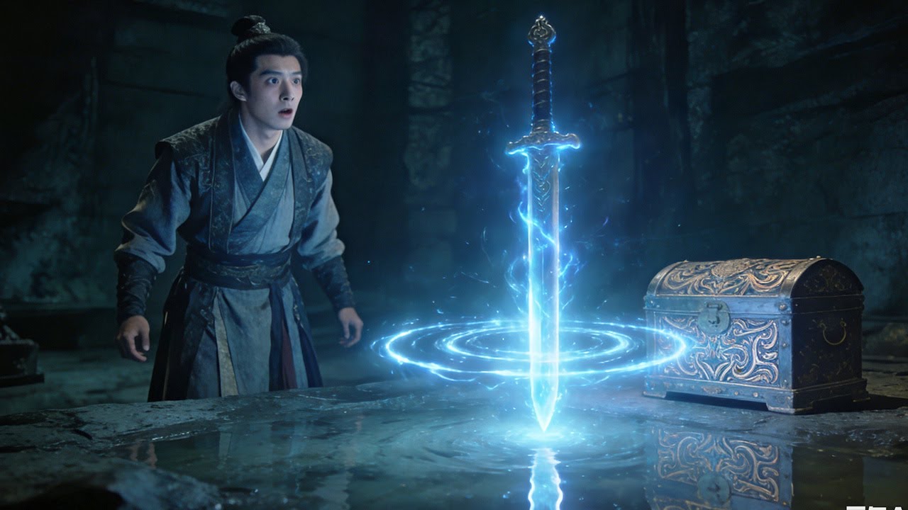 Useless teen touches divine sword by accident; it chases him to claim as master, everyone shocked