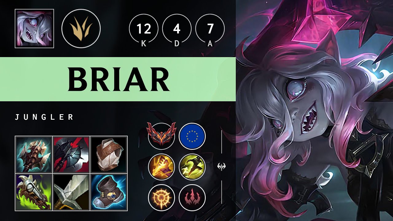 Briar Jungle vs Volibear - EUW Grandmaster Patch 25.13