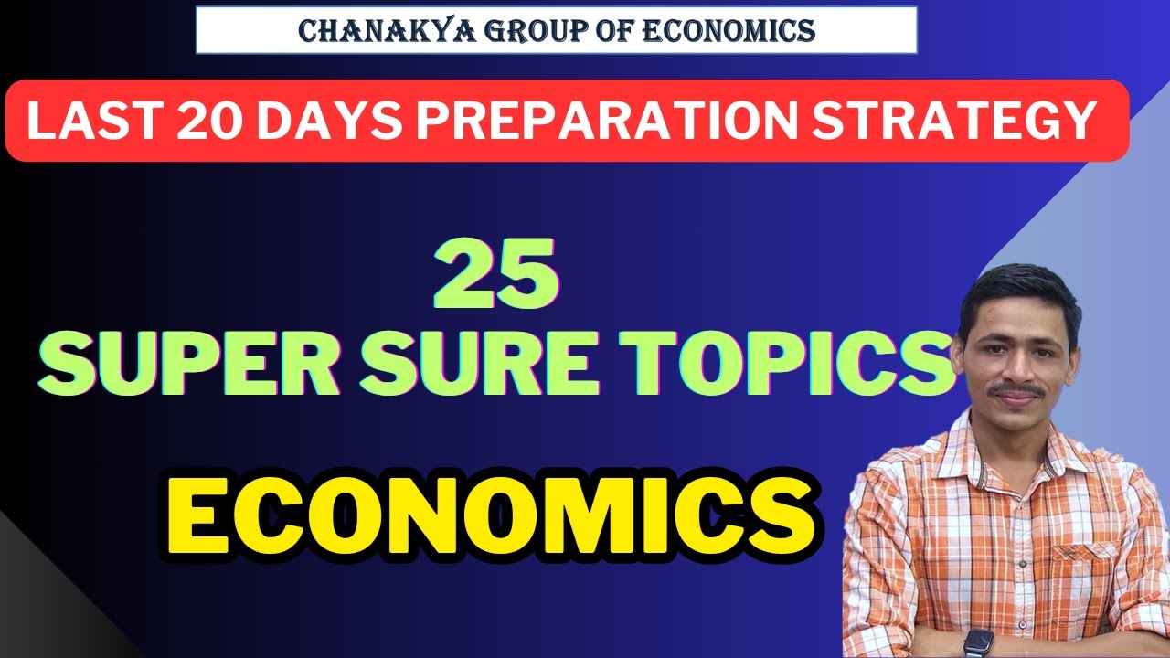 25 super sure topics| UGCNET Economics|
