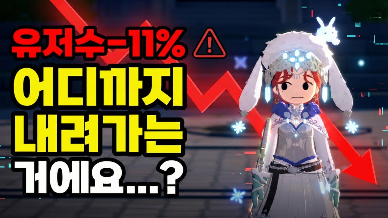 [마비노기 모바일] 이번주도 빠졌다 ㄷㄷ, 마비노기 모바일 유저 수 11% 급락 원인 분석과 앞으로 전망
