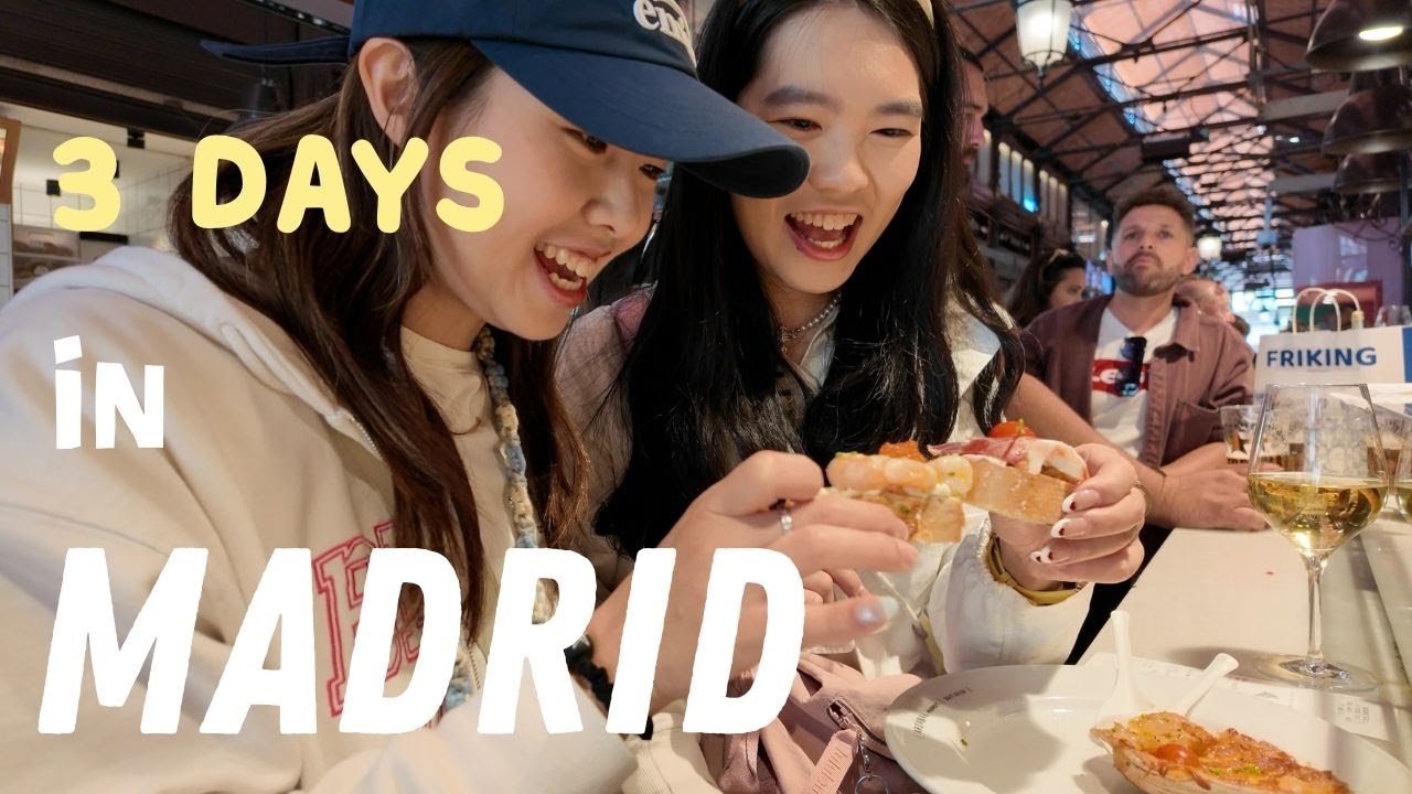 🇪🇸 馬德里vlog｜西班牙三天不夠吃！吃貨畢業旅行：tapas, sangria, cheesecake