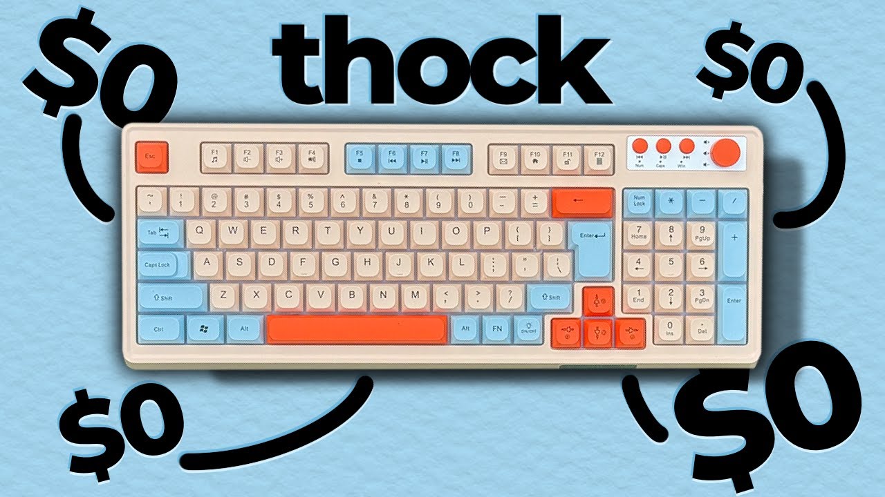 Я делаю мембранную клавиатуру THOCK БЕСПЛАТНО