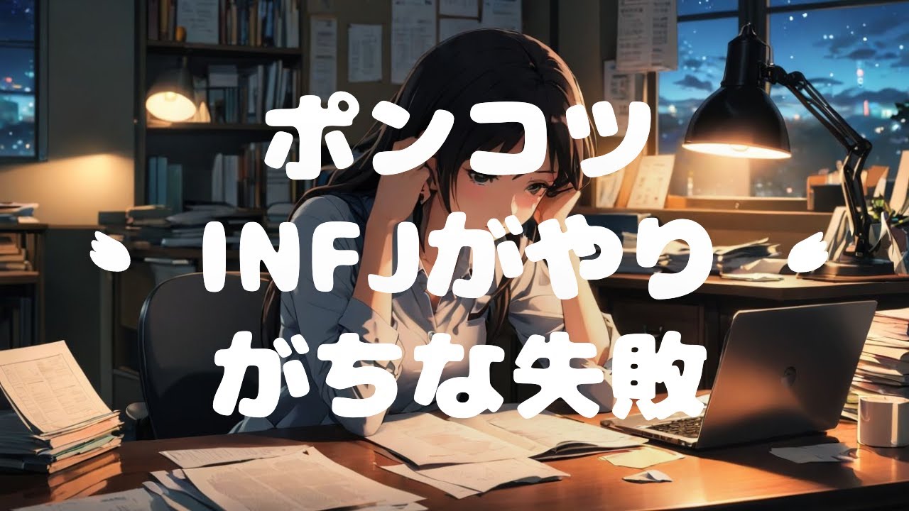 【INFJ】ポンコツINFJがやりがちな失敗5選・意外と抜けている？？