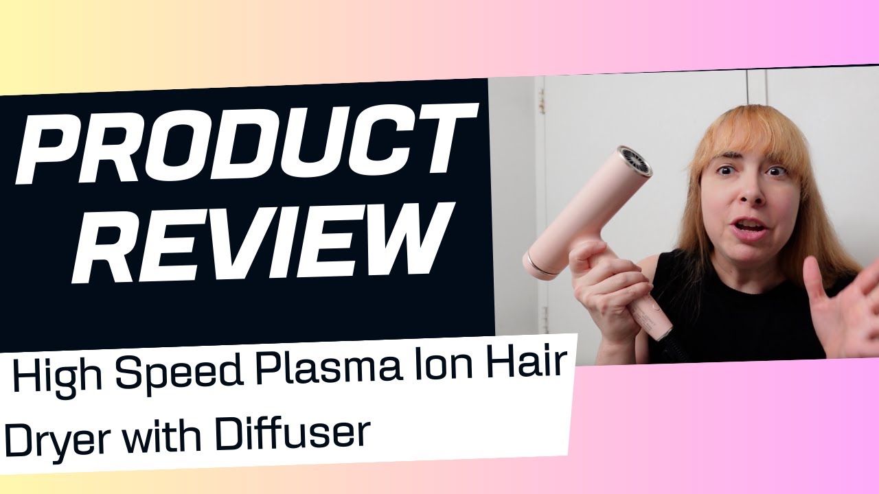 High Speed Plasma Ion Hair Dryer with Diffuser REVIEW!