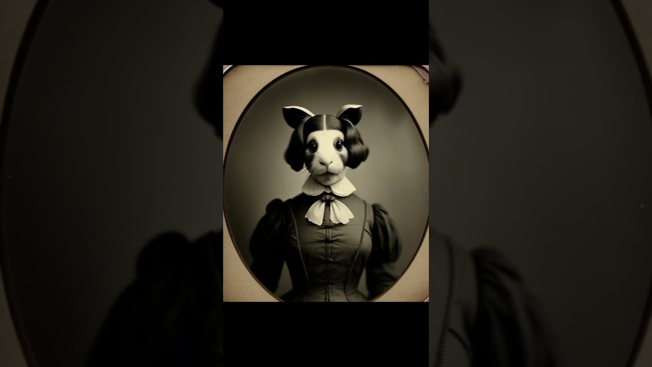 Old photos of anthropomorphic animals 😮