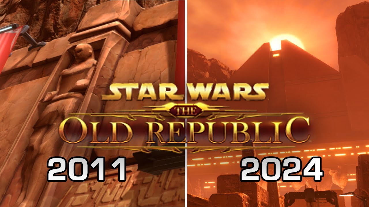 Old VS New Korriban Graphics in SWTOR 2024
