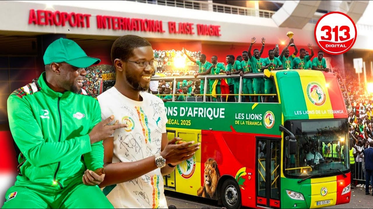 🔴DIRECT : Suivez le Parade des champions d’Afrique: Sadio Mané, I. Mbaye, Ilimane Ndiaye et cie…