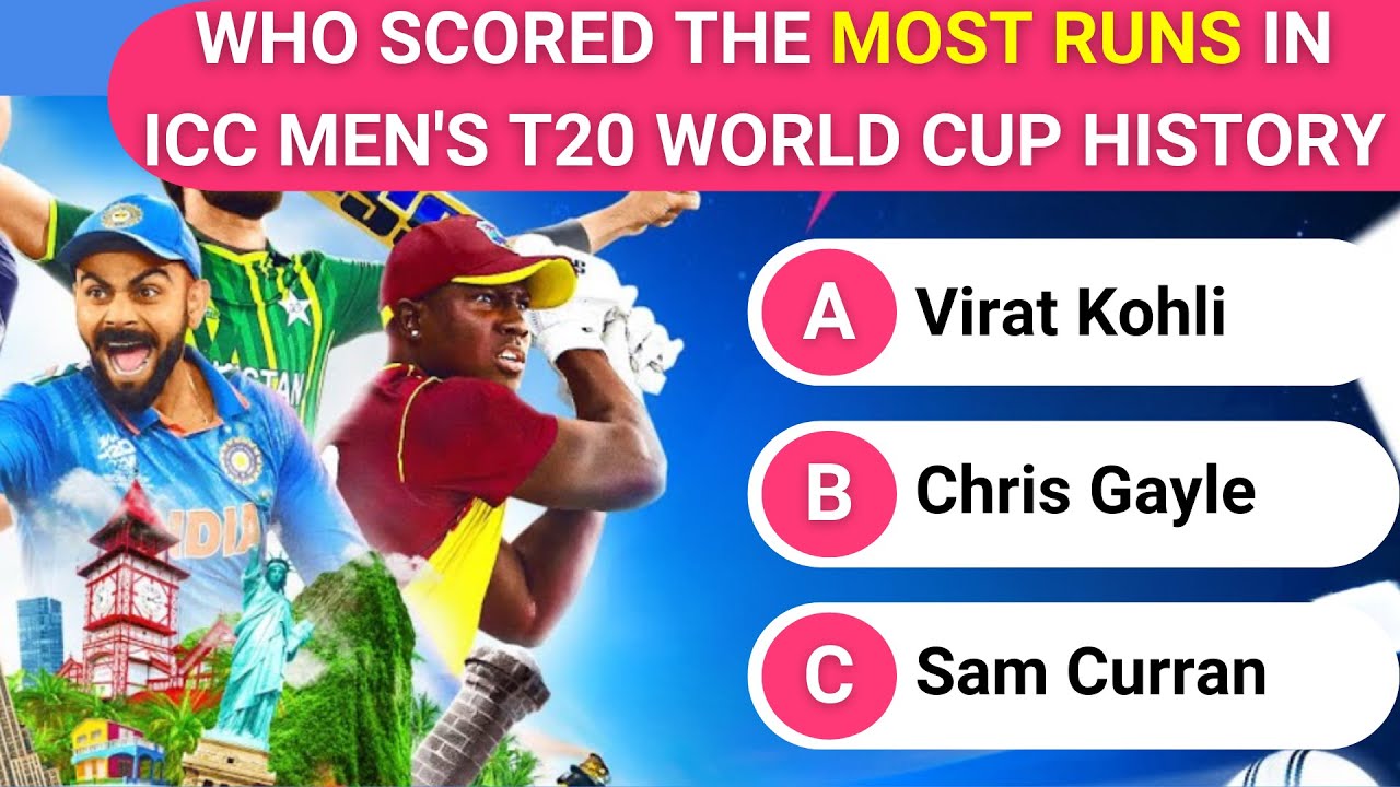 Ultimate ICC Men's T20 World Cup Quiz 🏏| Test Your Cricket Knowledge 🏆
