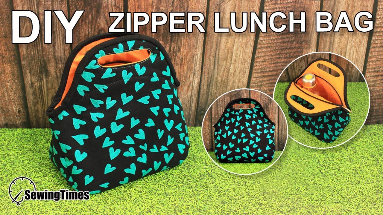Как сшить обед сумка | Как сшить сумка своими руками | Lunch Bag Sewing Tutorial [sewingtimes]