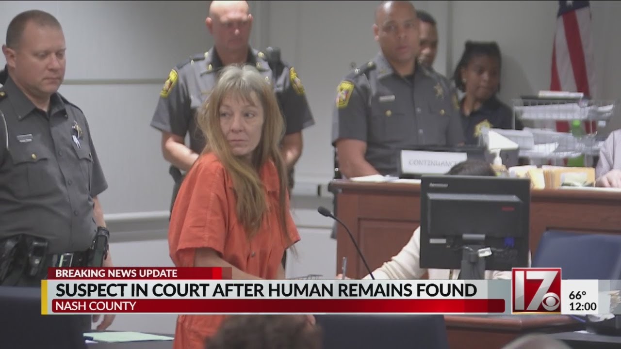 Suspect in court after human remains found in Nash County