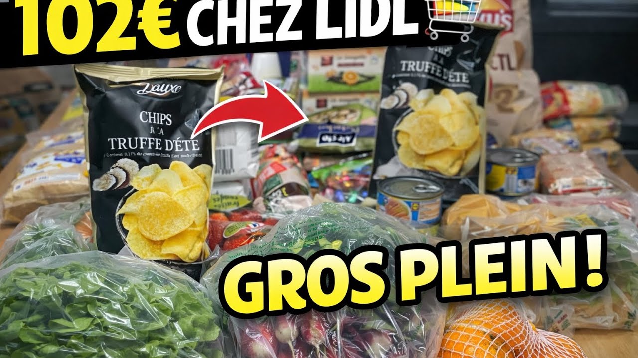 RETOUR DE COURSES LIDL🛒 #lidl #retourdecourses #courses