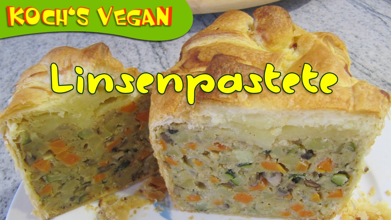 vegane Linsenpastete - Festtagspastete - Pasteten selber machen - vegane Rezepte von Koch's vegan