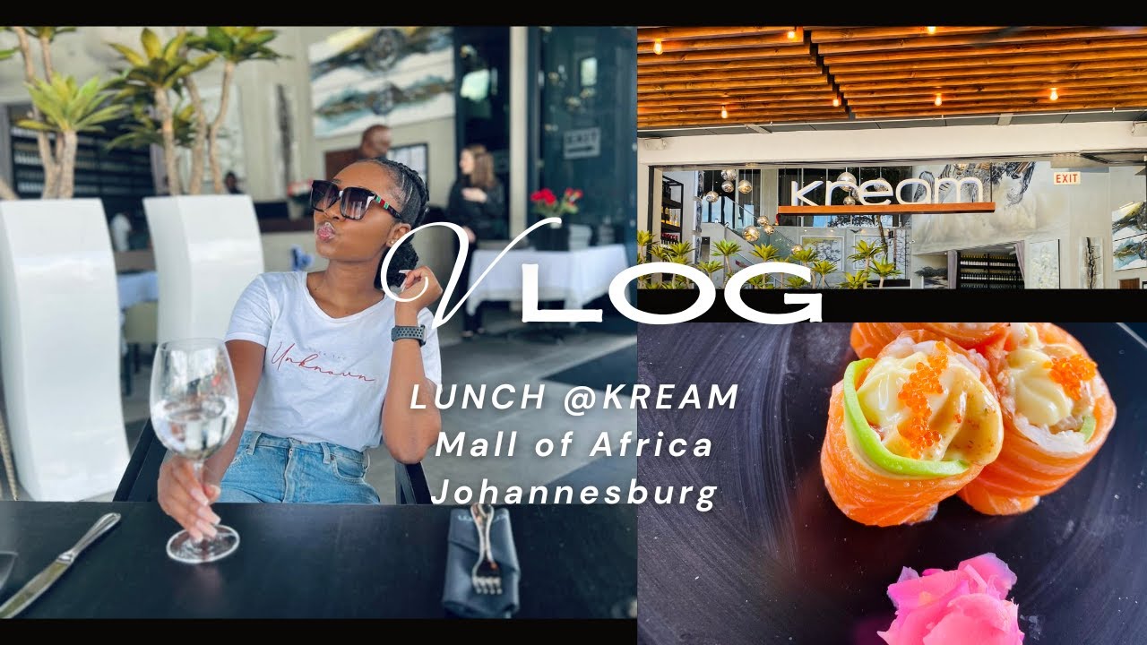 Lunch @KREAM - Mall of Africa | Vlog | A Namibian Girlie Living In South Africa