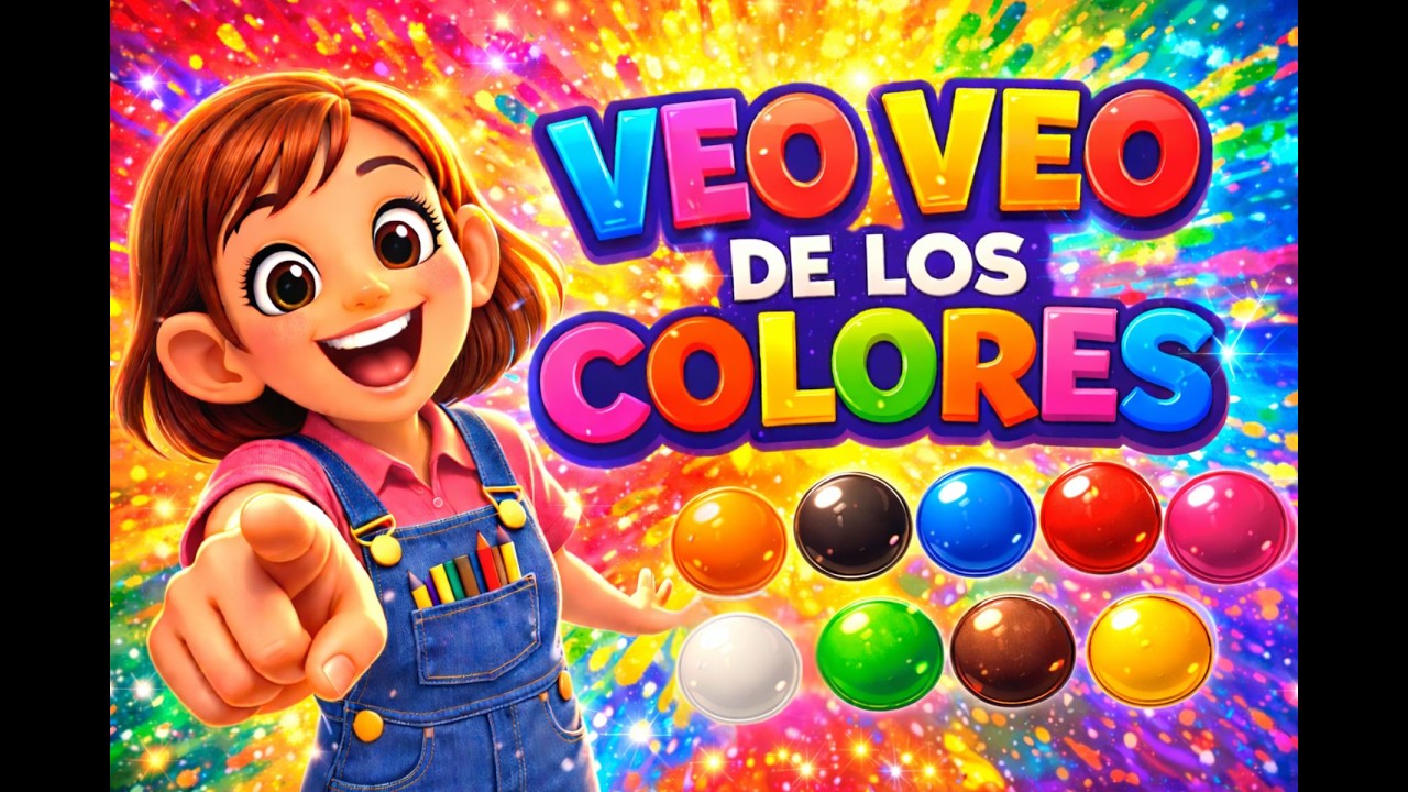 🎨 VEO VEO DE LOS COLORES 🌈 APRENDE LOS COLORES JUGANDO | VIDEO EDUCATIVO INFANTIL
