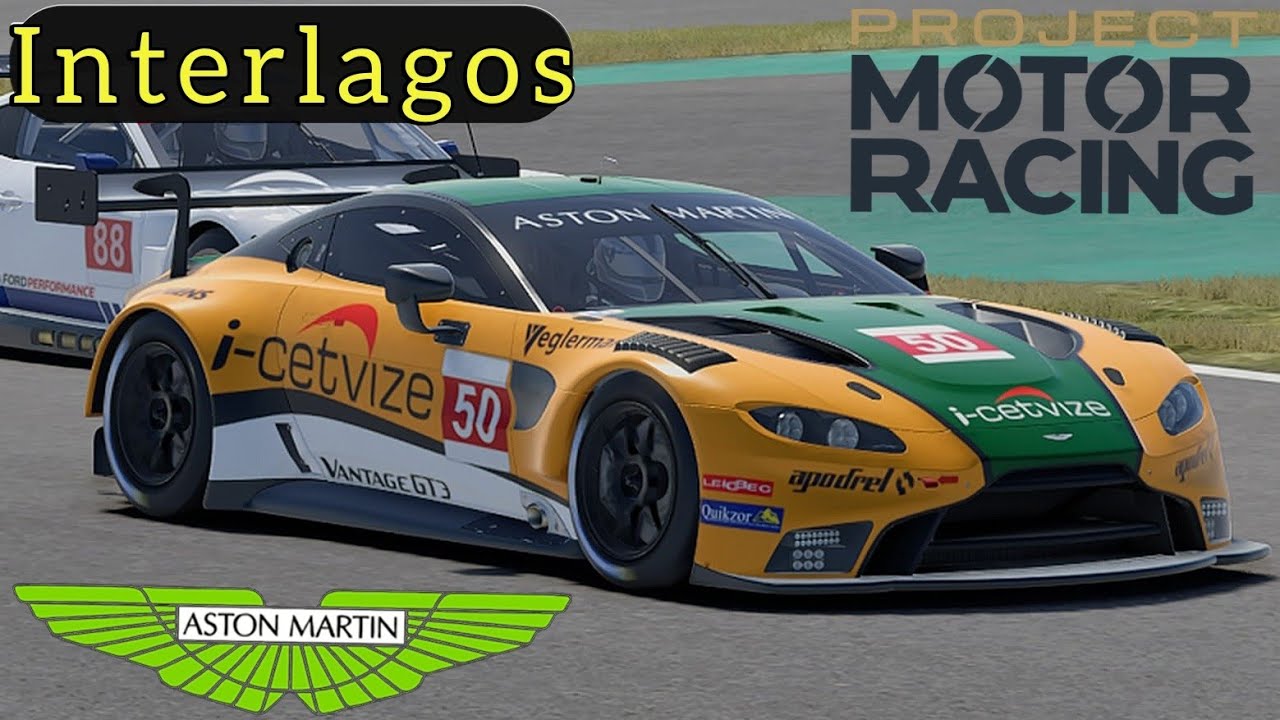 Project Motor Racing 🏁 Aston Martin AMR Vantage GT3 / Brazília