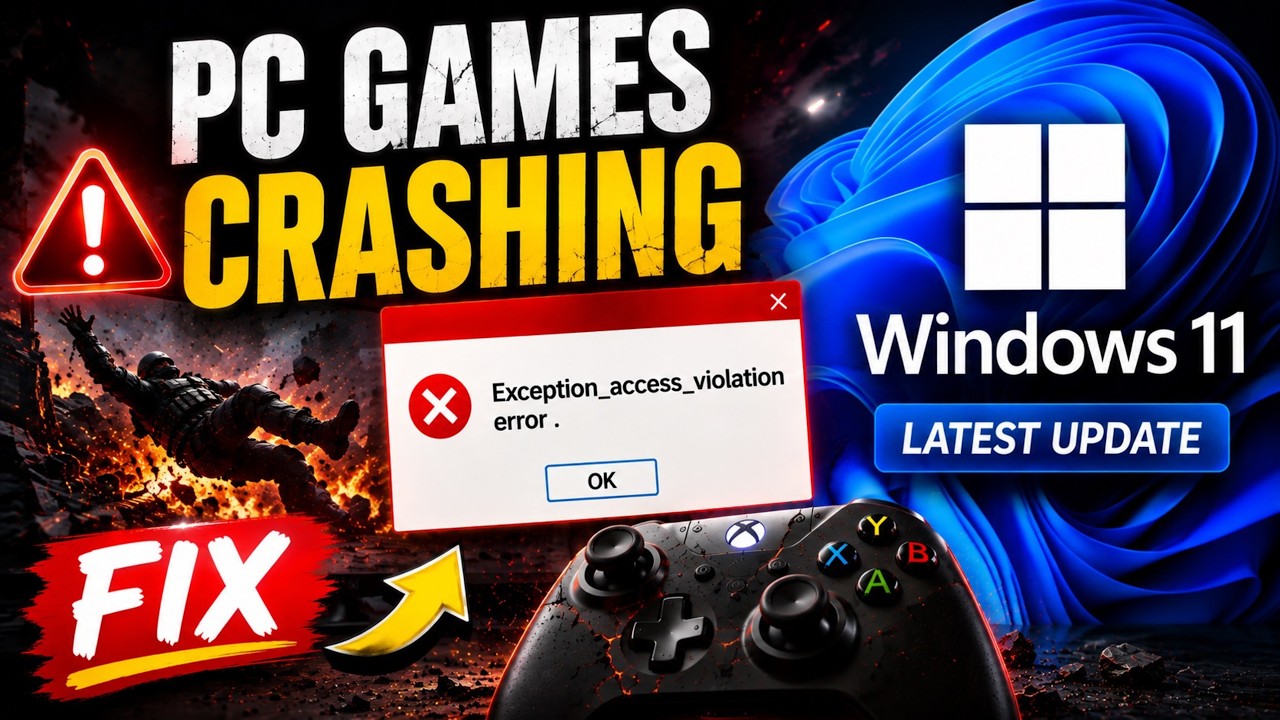 The New Windows 11 Update Is Crashing PC Games &mdash; Do This NOW! 😳