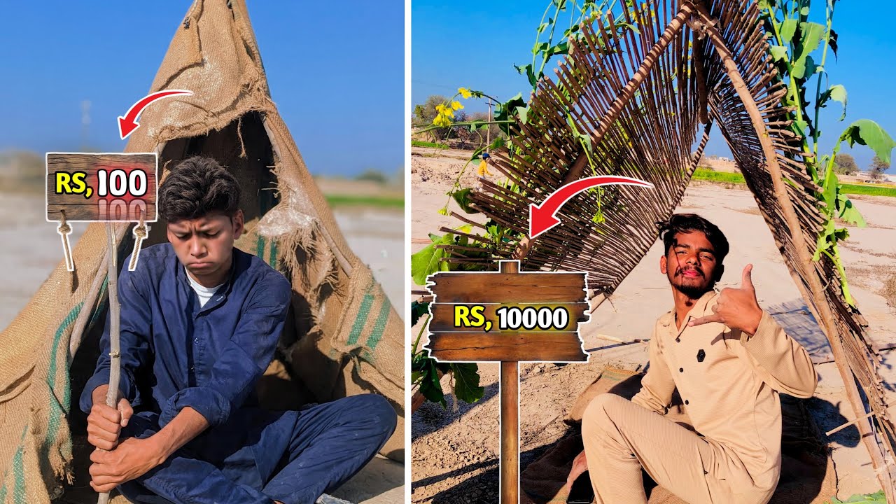 Low budget vs high budget home Low to high budget home challenge video 