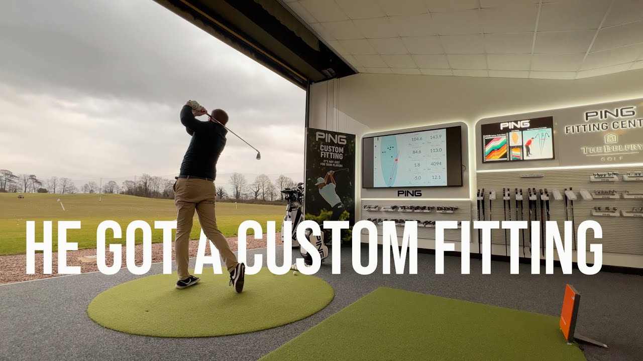 He finally got a custom fitting