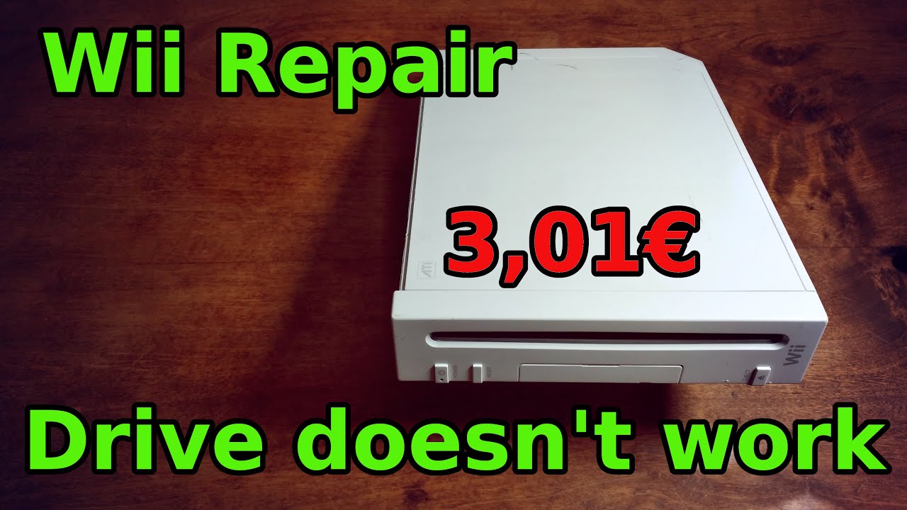 I bought a broken Wii for 3,01€: Drive is not spinning/reading. Can I fix it?