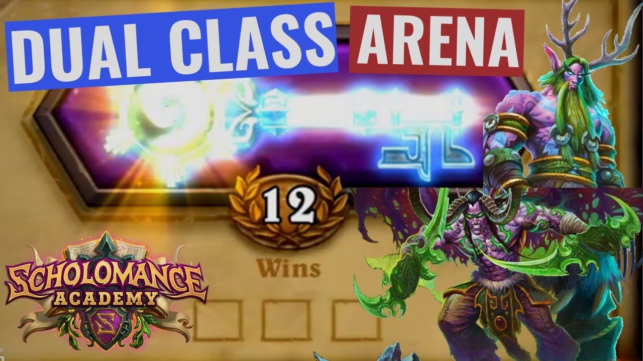 12-0 Druid-Demon Hunter - Dual Class Arena Hearthstone Scholomance Academy