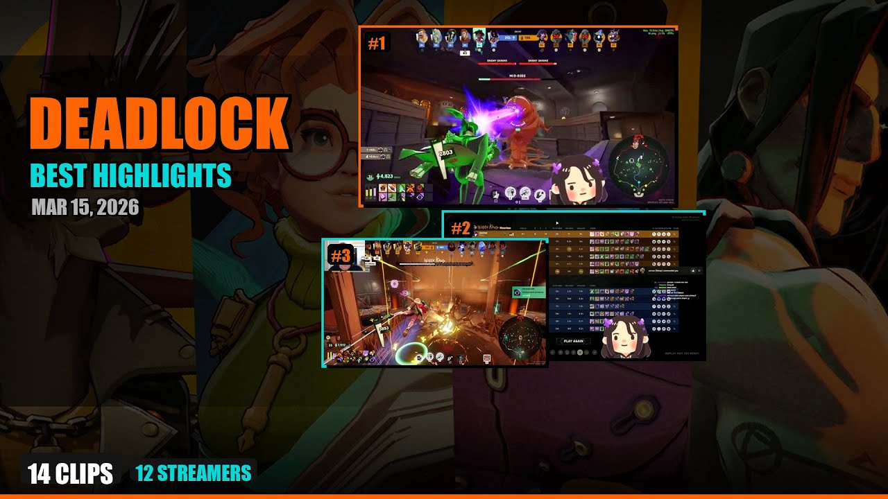 DEADLOCK Daily Highlights — Best Clips 03/15