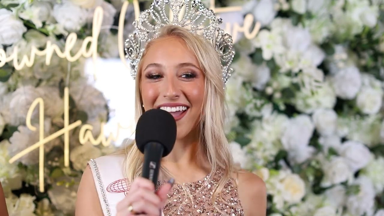 Miss Bikini Hawaii model 2025 at the Queens Soiree 2025