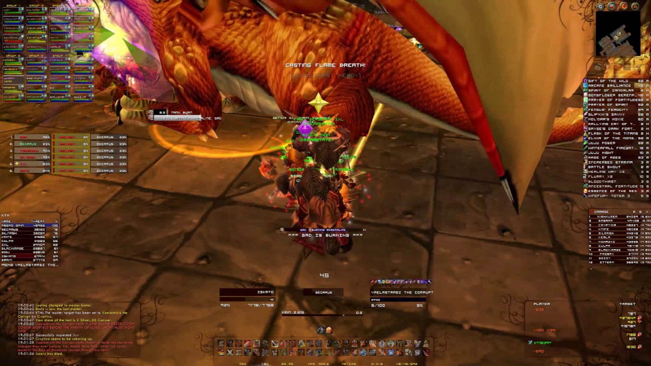 Nostalrius Dreamstate BWL Speed Run - Iskato 2h BRE Fury Warrior PoV (38 min)