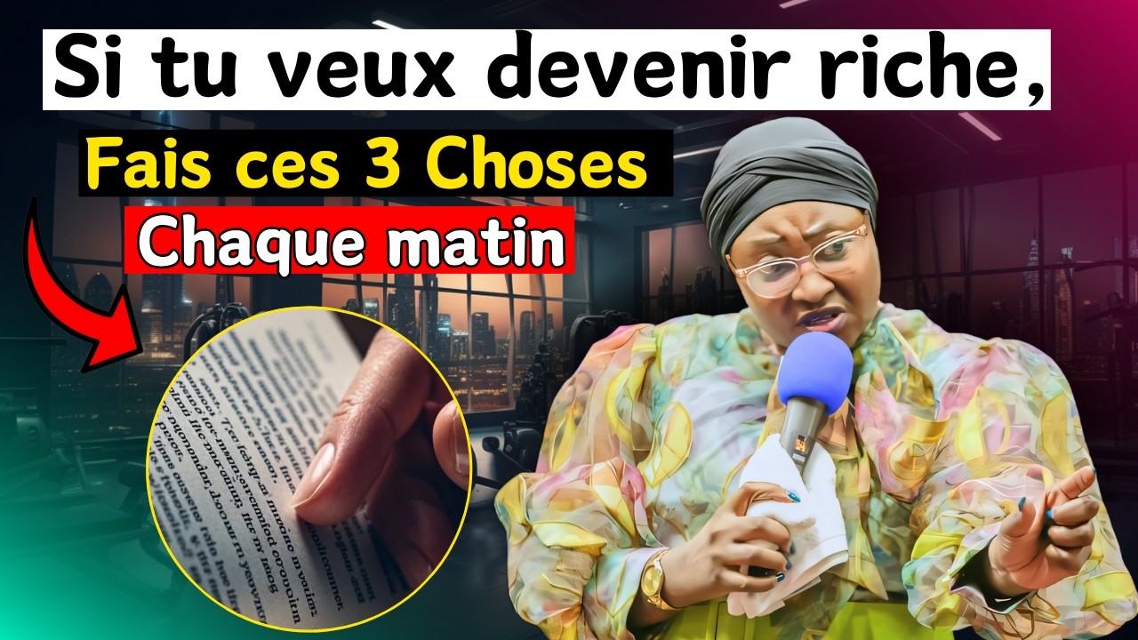 Si tu appliques ces 5 Principes tu seras RICHE en moins de 3 Mois. P. joelle Kabsele- Isaac Rehoboth