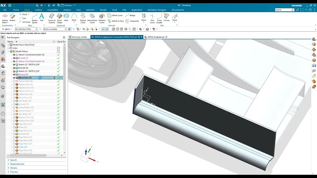 NX | Formula student webinar: Modifying the endplate