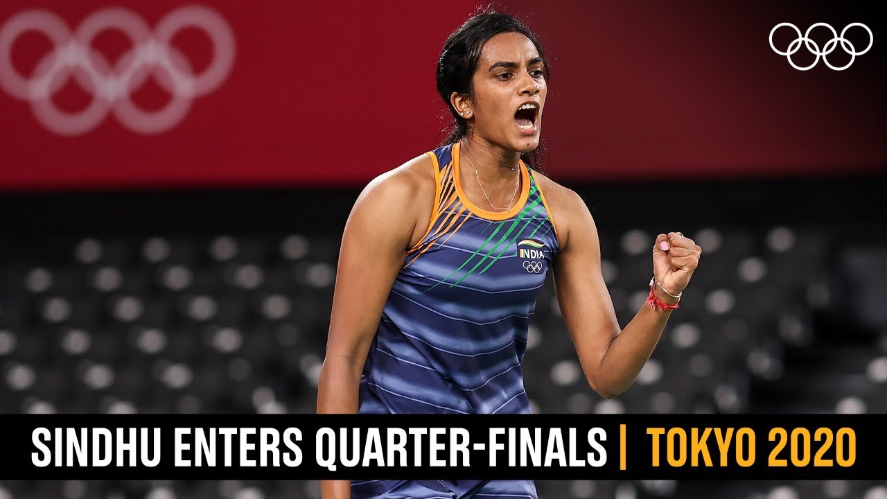 Sindhu's winning point in Round of 16 🏸 | #Tokyo2020 Highlights