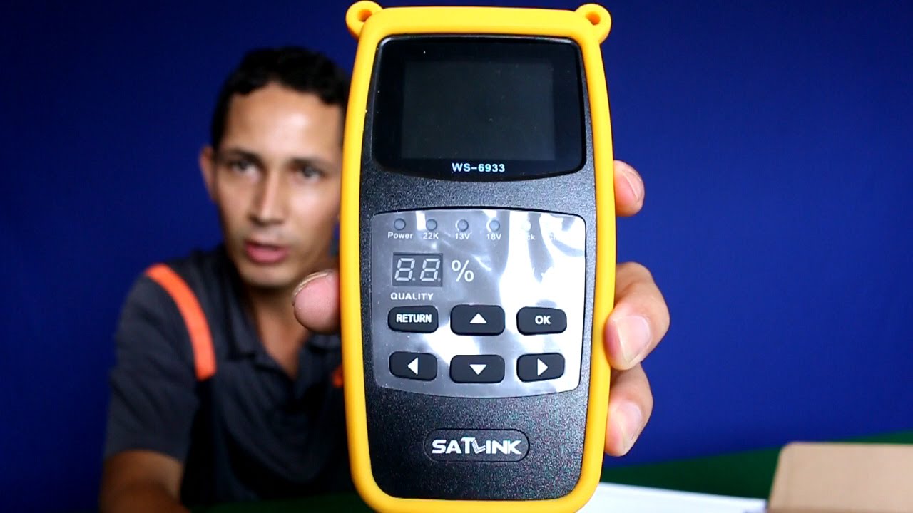 Localizador de satélite Satlink ws 6933 dvb-s2 hd