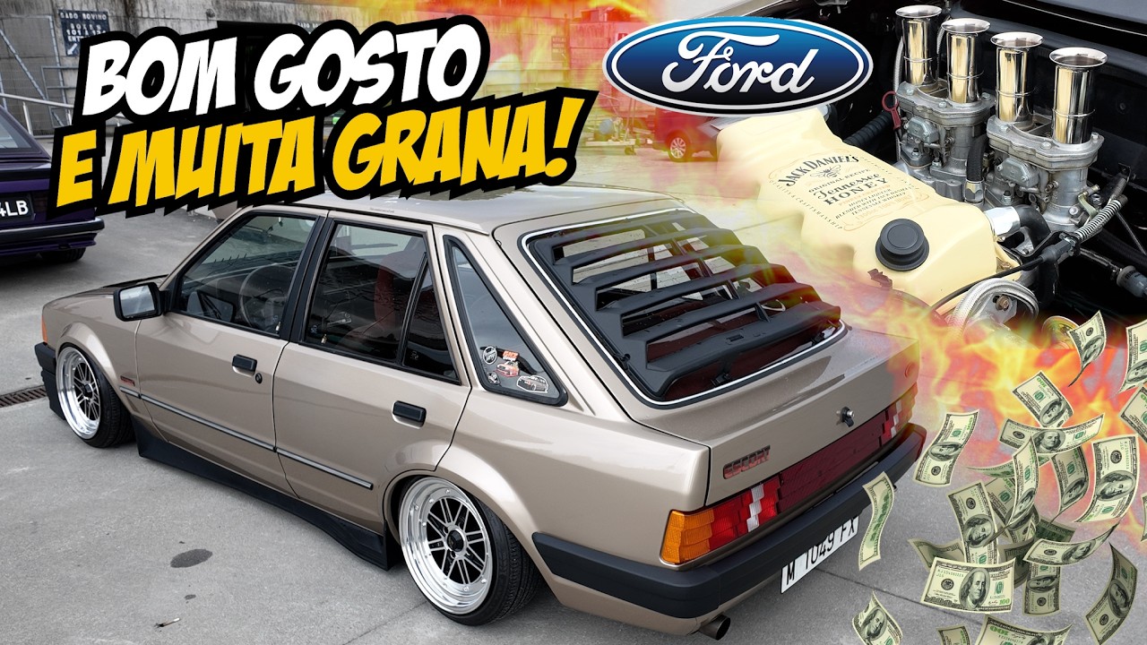 PROJETO DOS SONHOS! FORD ESCORT 4 PORTAS COM ACESSÓRIOS EUROPEUS - MOSTRE PARA SEU AMIGO