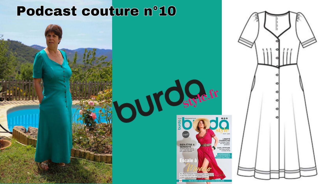 Je couds une robe Burda (Mai 2021) : tissu, ajustement et rendu final 💃🪡