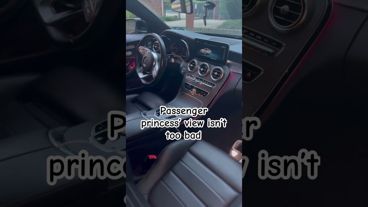 Passenger view of c300 coupe! #music #c300 #amgline #mercedesbenz #shortvideos #viral #cars #trend