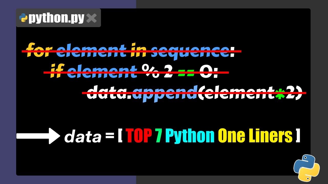 7 Python One Liners You Don't Know About