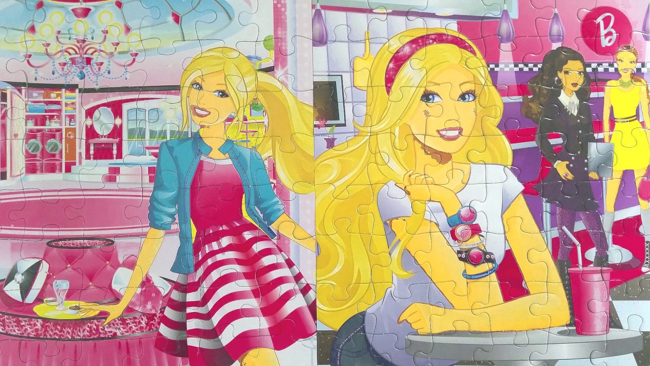 Пазл Барби, Barbie puzzle.