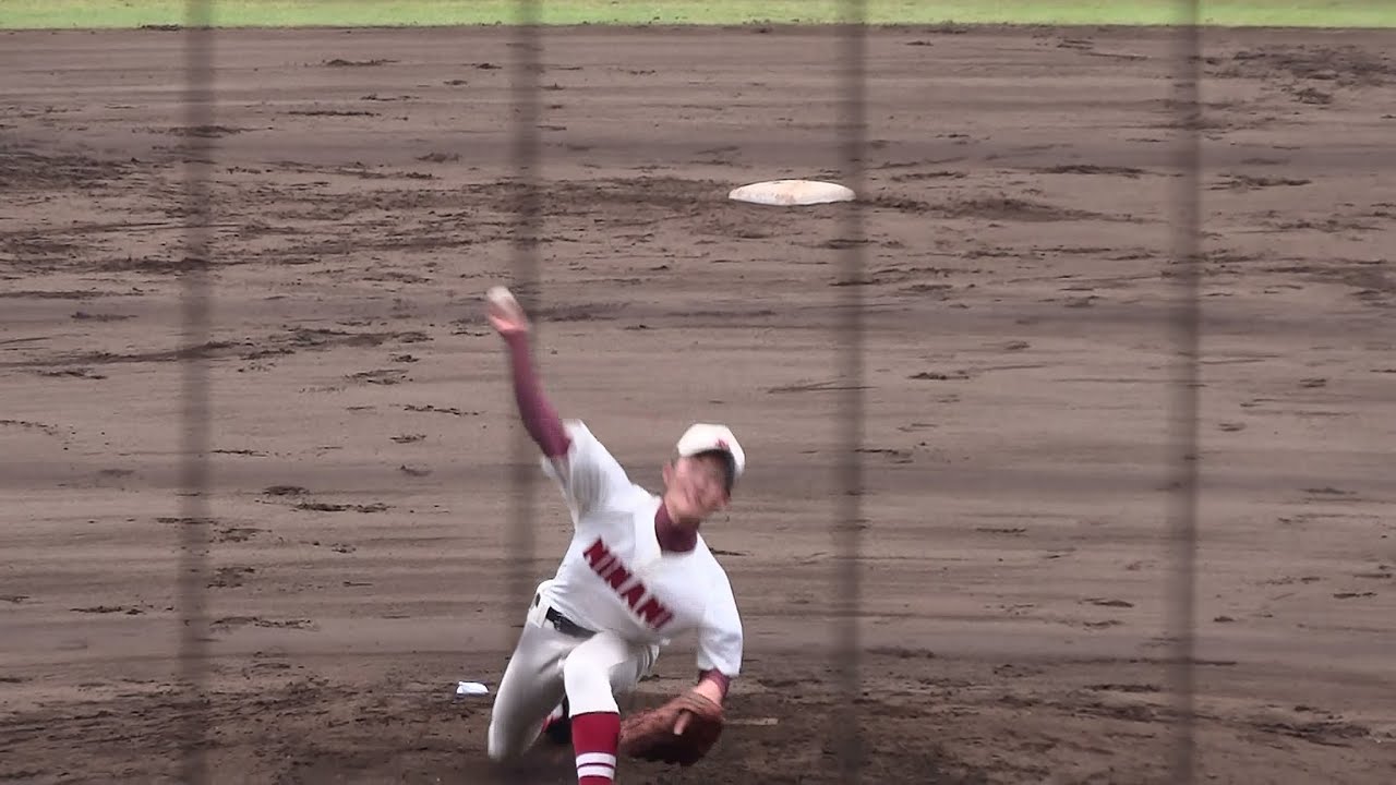 2014/4/20　神谷翼 （市立南高校）　2年春　桐光学園から完投勝利