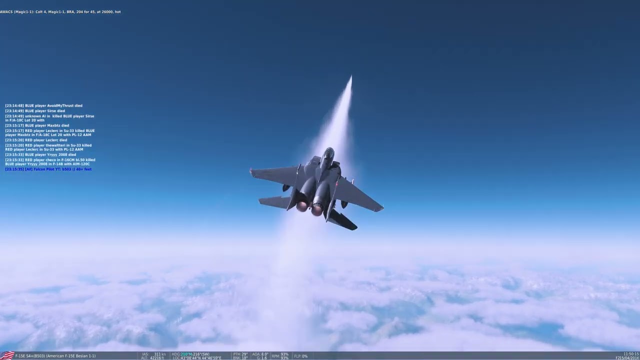 DCS World open server PvP......equally numbered battle.