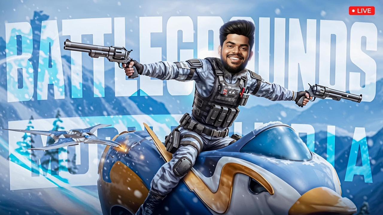 🔴 LIVE  BGMI 4.1 Update ❄️ Winter is Here! | Need Sponsor for PS5 Pro 🎮 