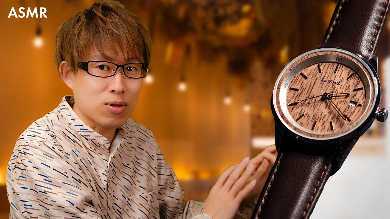 【ASMR】時計屋さんロールプレイ │ VEJRHØJ コラボ   │ 木製時計