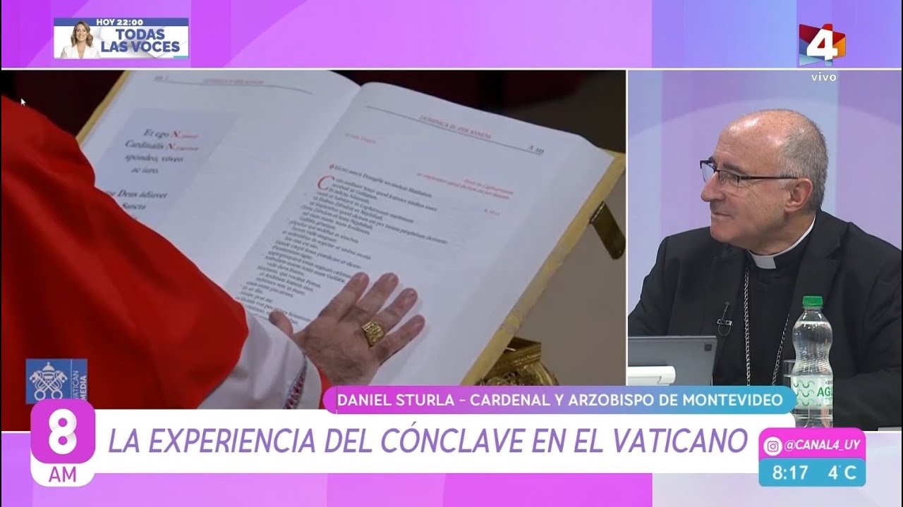 8AM - Daniel Sturla sobre la experiencia del c&oacute;nclave