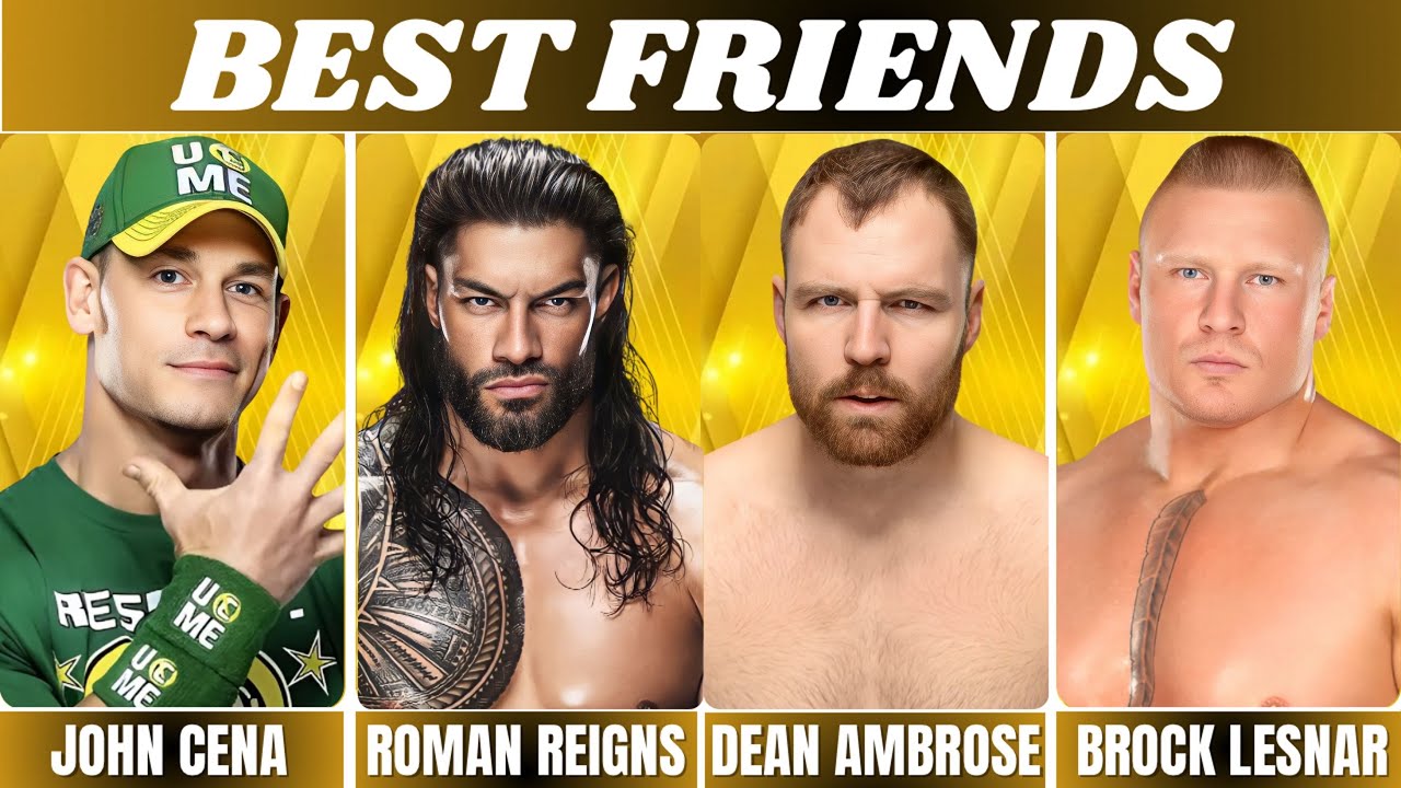 Real Life Best Friends in WWE