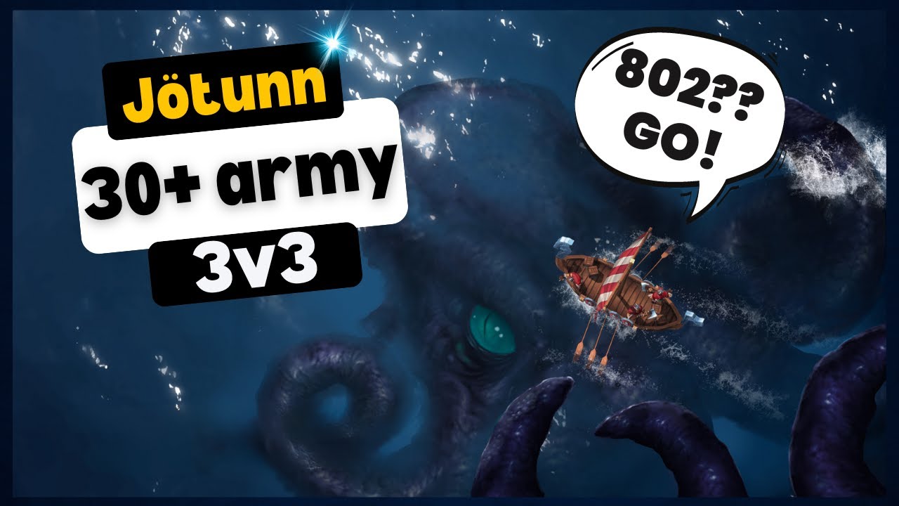 30+ warband and a Jötunn | Kraken | Northgard