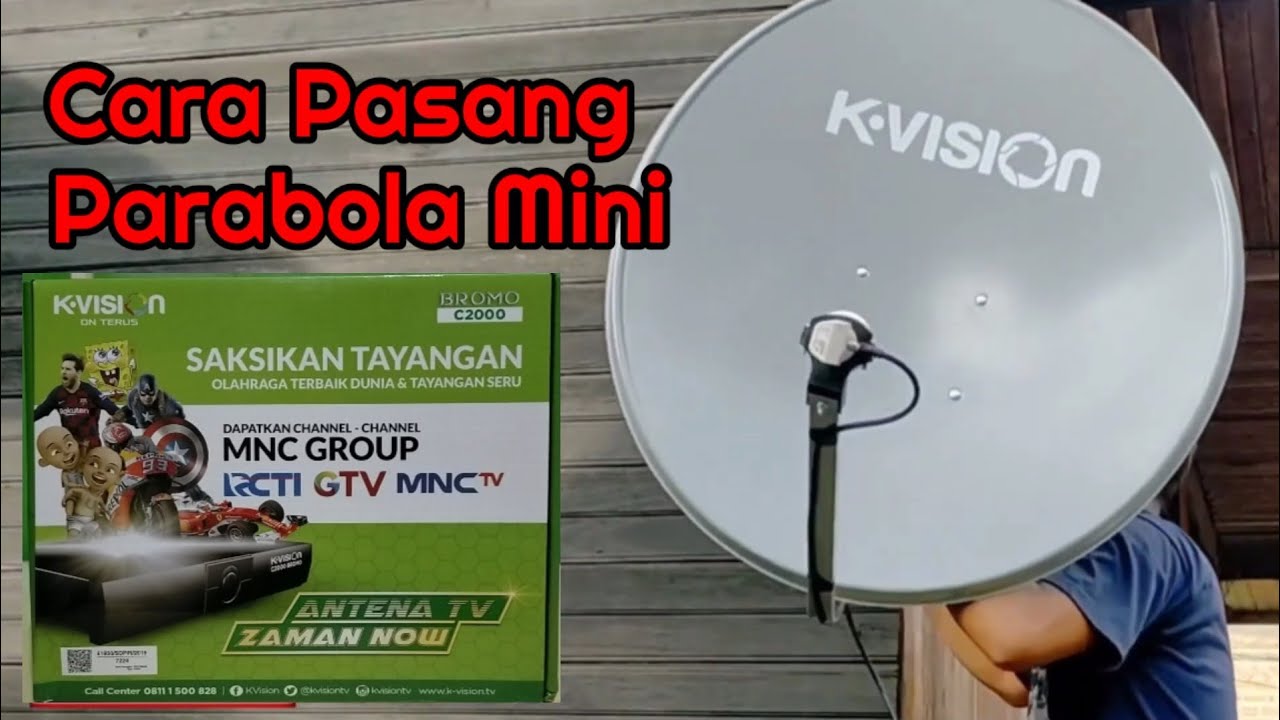 Cara Pasang Parabola KVision.