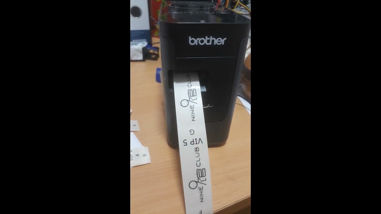 BROTHER PT-P750W, P-touch editor, TZe-151